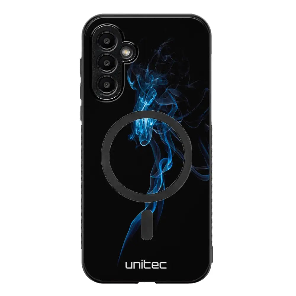 Samsung Galaxy A14 suojakuoret - Blue Smoke On Black