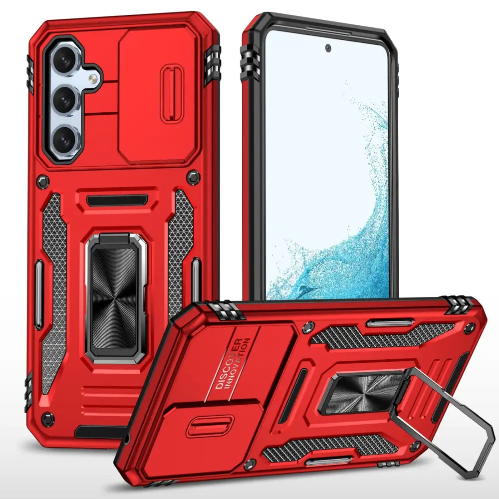 Samsung Galaxy A15 Armor suojakuori - Punainen