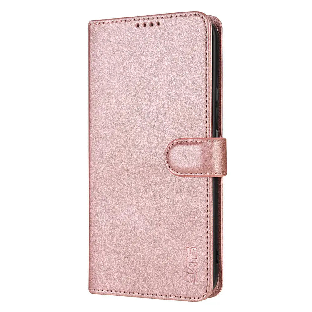 Samsung Galaxy A17 5G Lompakko suojakotelo AZNS Ruusukulta