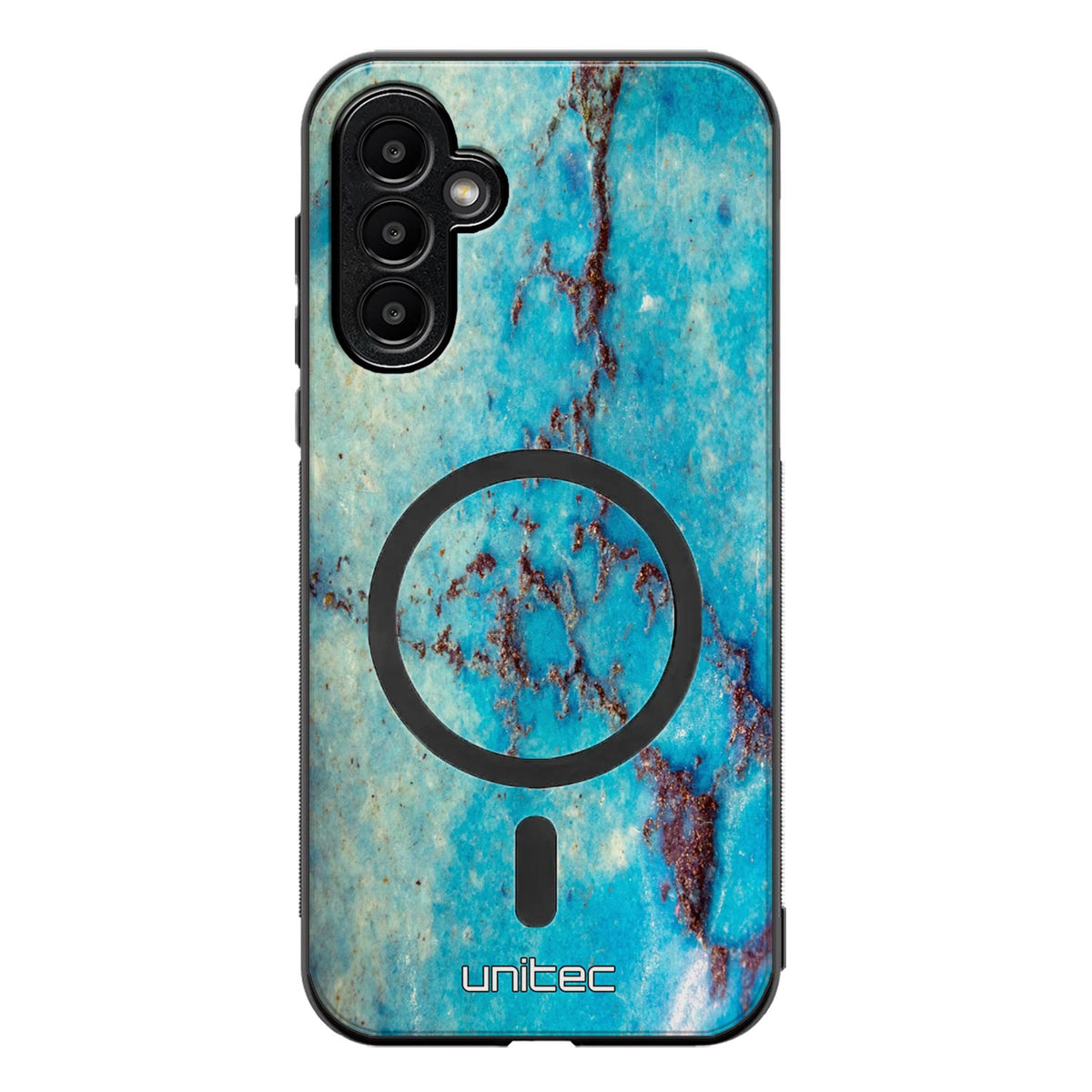Samsung Galaxy A17 marmori suojakuoret - Turquoise Marble