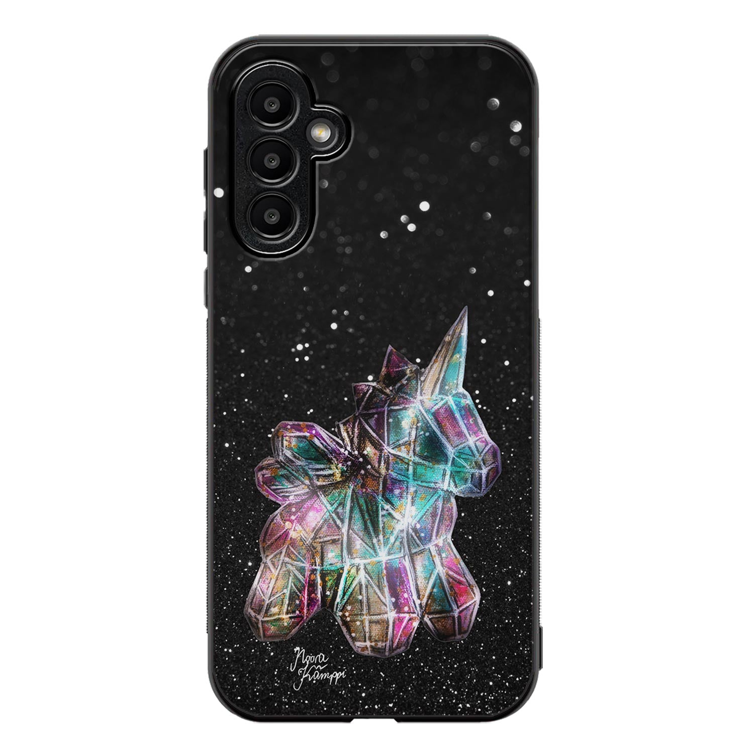 Samsung Galaxy A17 unicorn suojakuoret - Valkoinen - Noora Kämppi