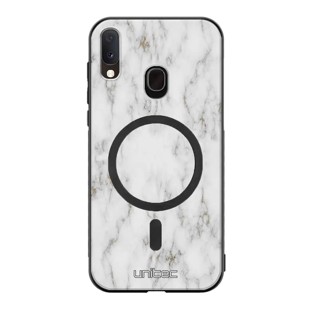 Samsung Galaxy A20e marmori suojakuoret - White Marble