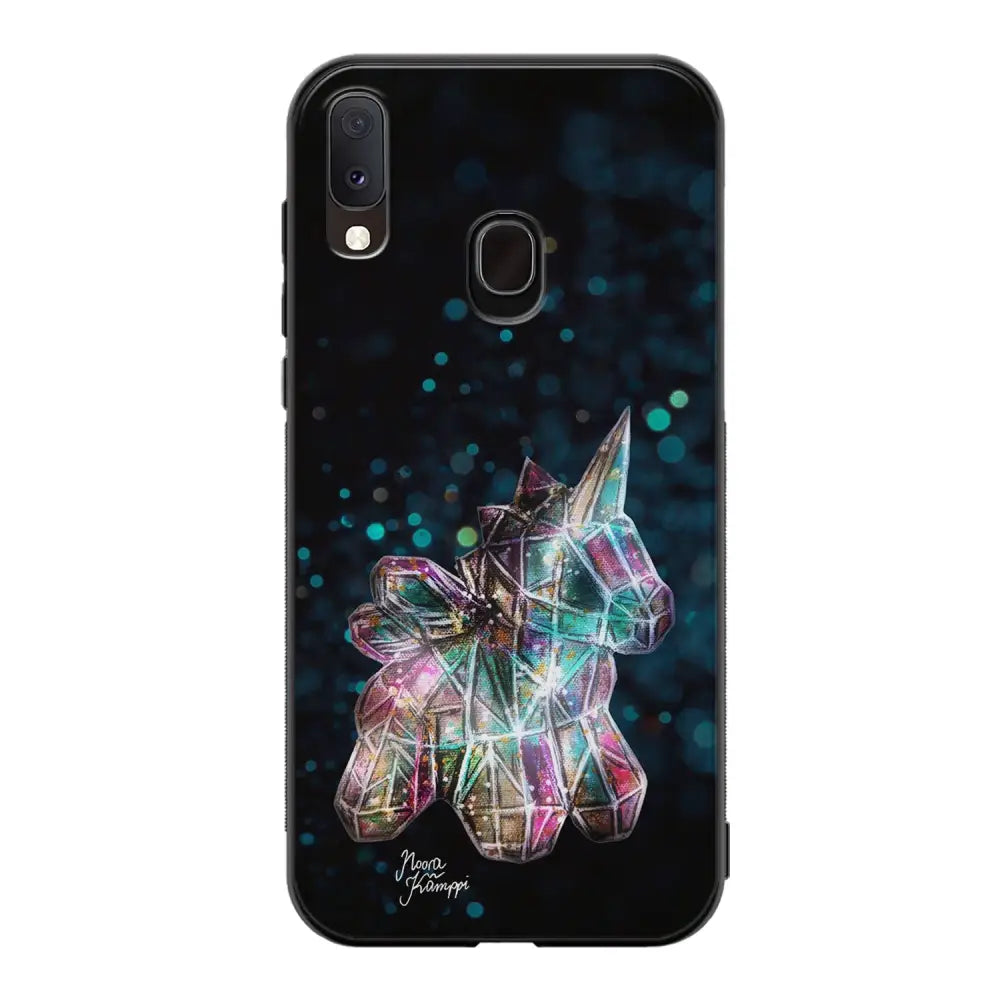 Samsung Galaxy A20e unicorn suojakuoret - Sininen - Noora Kämppi - Ei