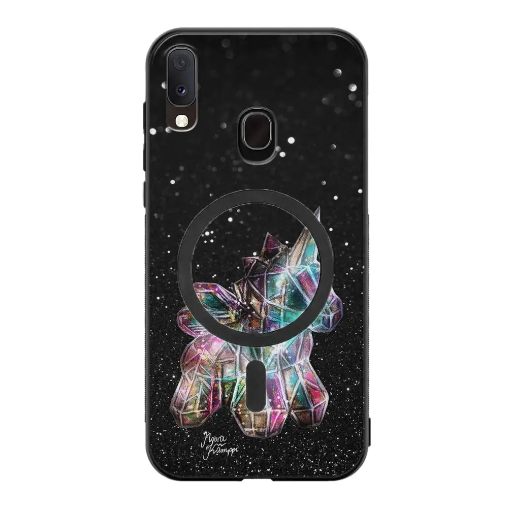 Samsung Galaxy A20e unicorn suojakuoret - Valkoinen - Noora Kämppi