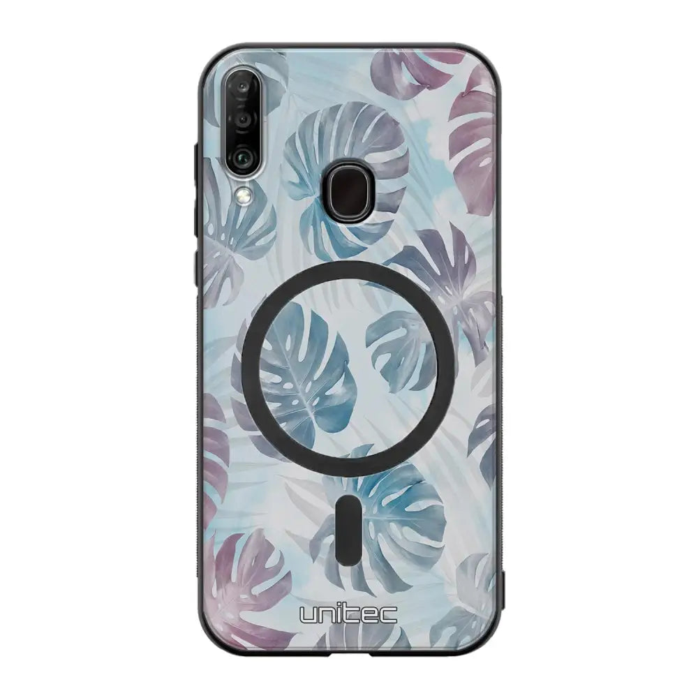 Samsung Galaxy A20s kukka suojakuoret - Monstera Texture