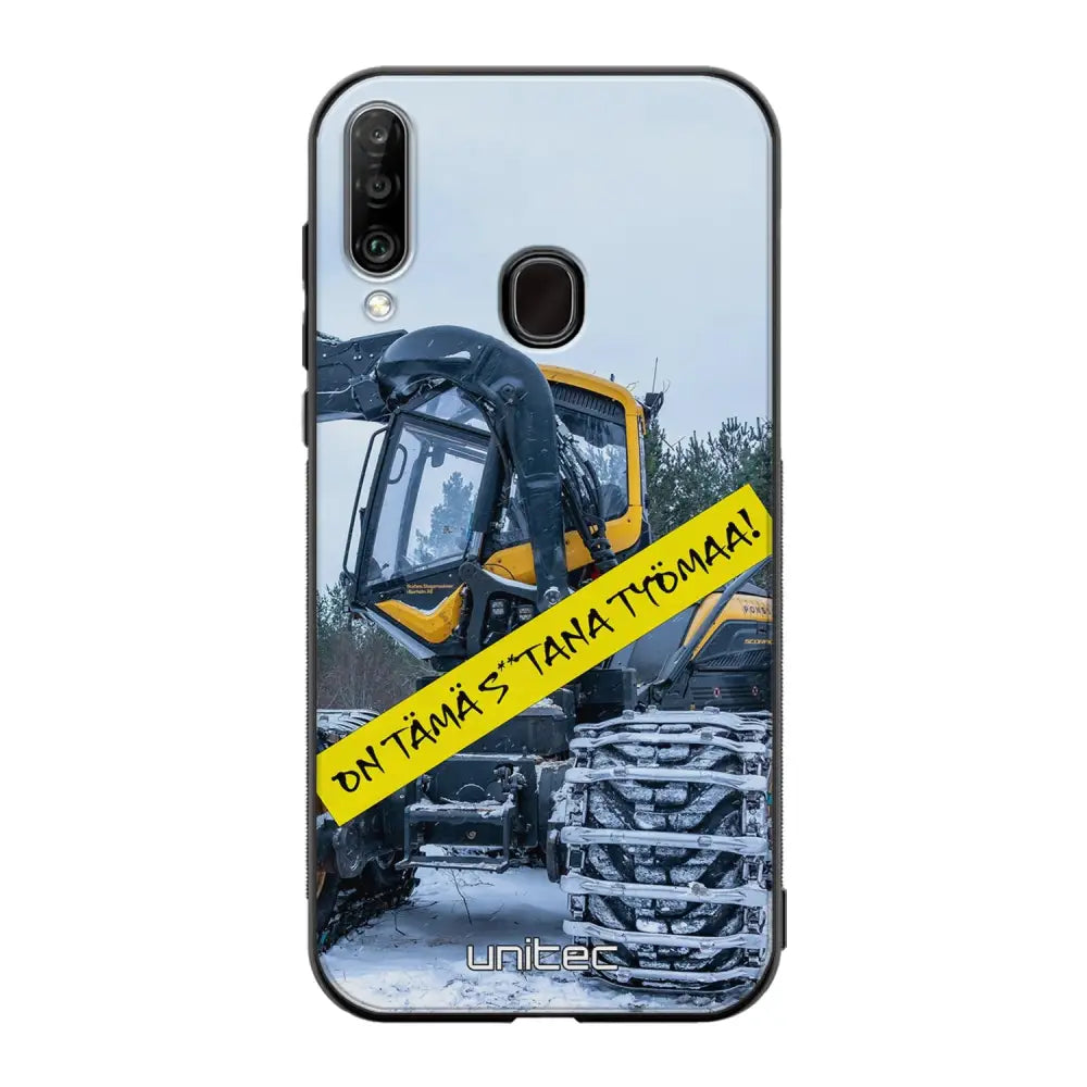 Samsung Galaxy A20s meemi suojakuoret - Työmaa - Ei