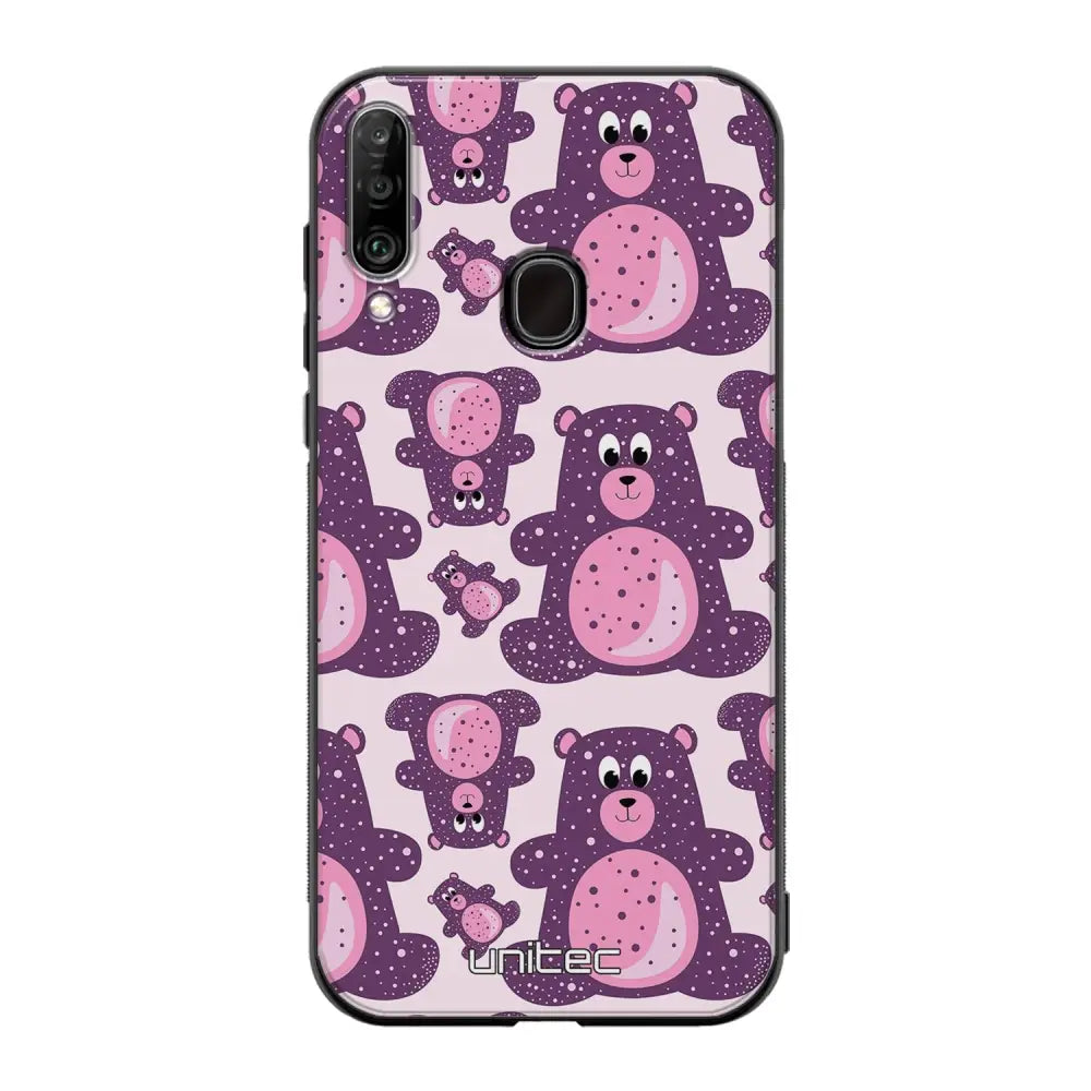 Samsung Galaxy A20s suojakuoret - Purple Teddy Bear - Ei