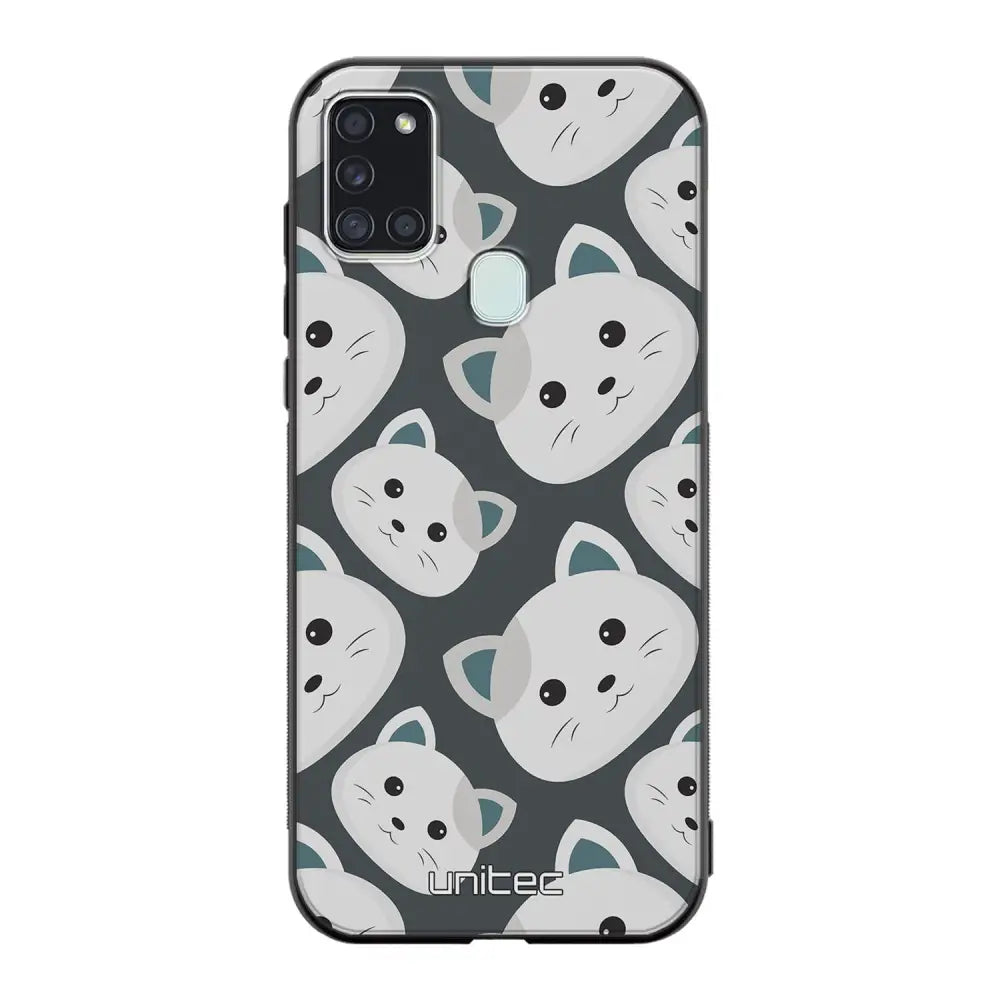 Samsung Galaxy A21s kissa suojakuoret - Kittens - Ei