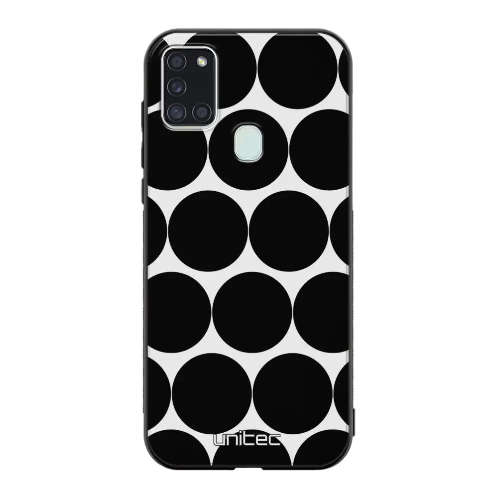 Samsung Galaxy A21s pallo suojakuoret - Musta Pallo - Ei