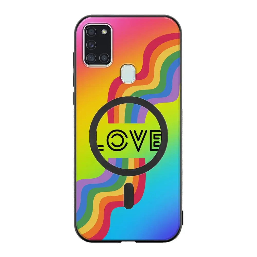 Samsung Galaxy A21s pride suojakuoret - Love