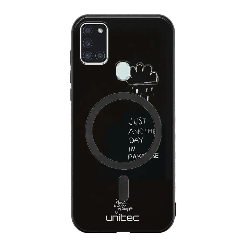 Samsung Galaxy A21s surrealistic sadness suojakuoret - Just Another Day - Noora Kämppi