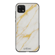 Samsung Galaxy A22 Suojakuoret Marmori – White Luxe