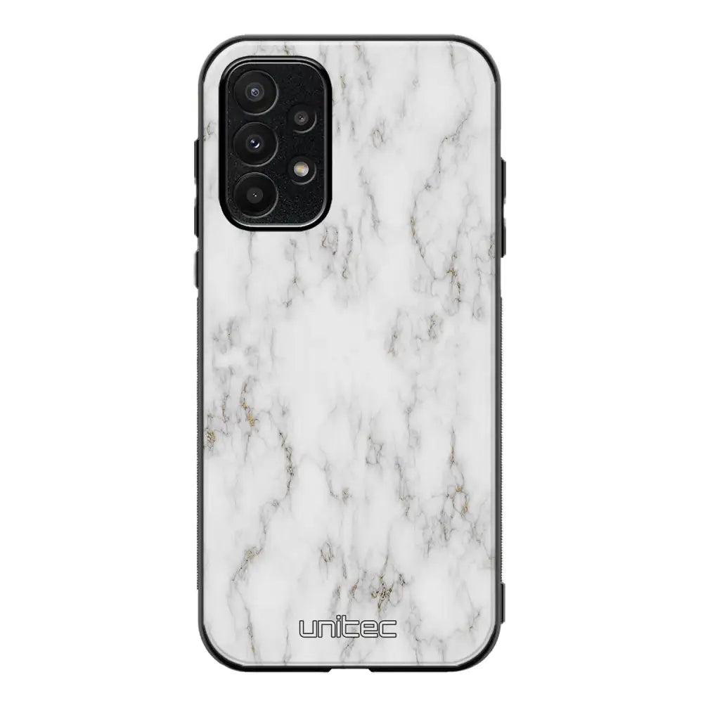 Samsung Galaxy A23 marmori suojakuoret - White Marble - Ei