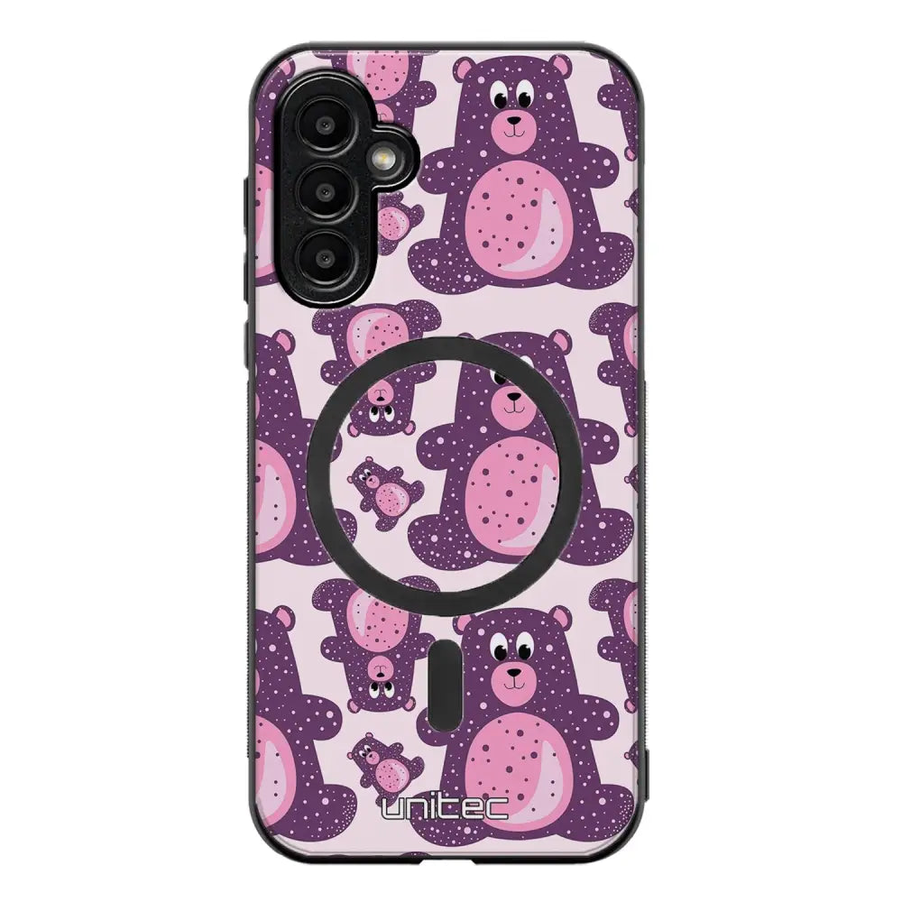 Samsung Galaxy A25 suojakuoret - Purple Teddy Bear
