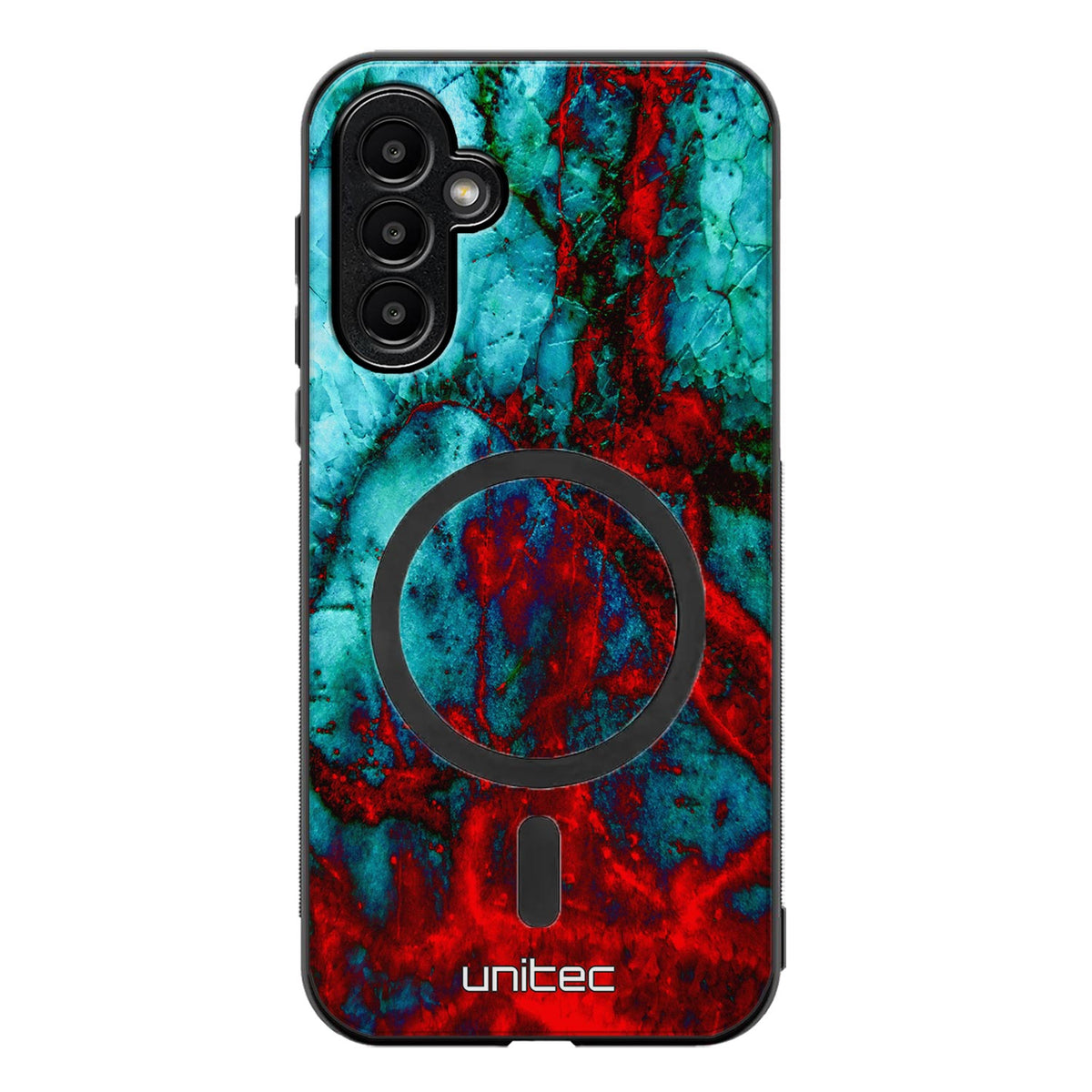 Samsung Galaxy A27 marmori suojakuoret - Blue Red Marble