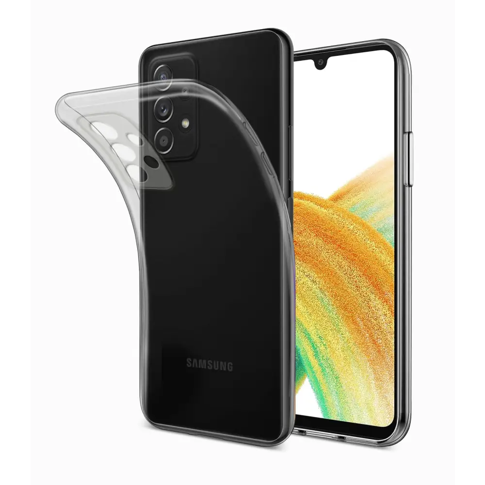 Samsung Galaxy A33 5G Silikonikuori - Läpinäkyvä