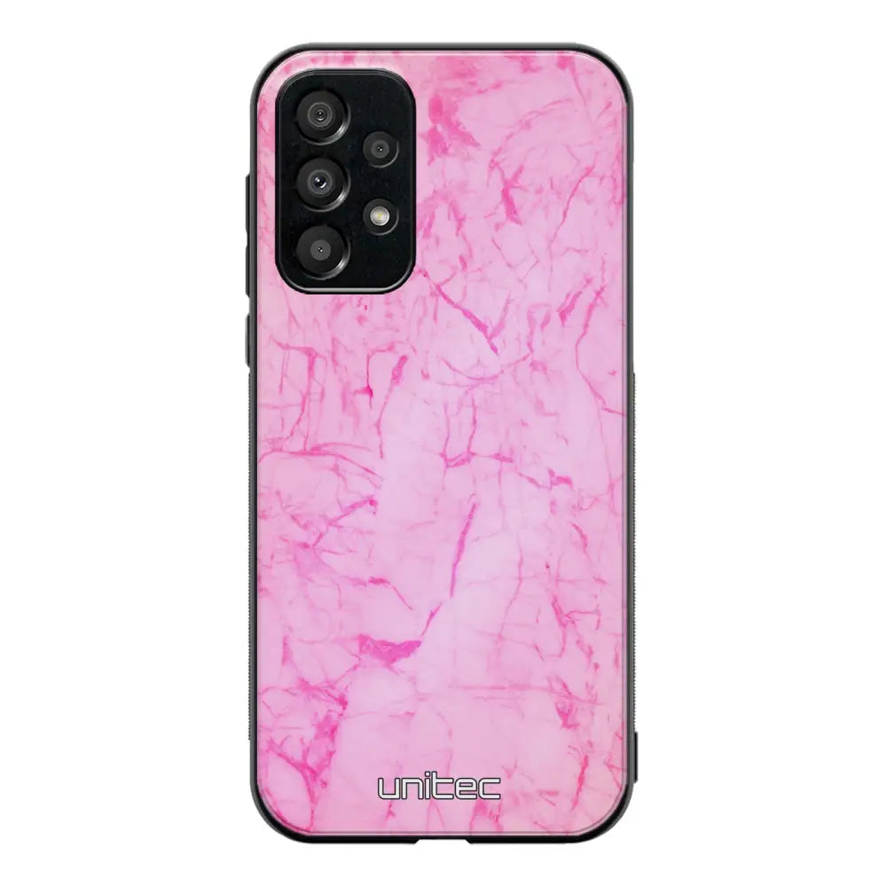 Samsung Galaxy A33 marmori suojakuoret - Light Pink Marble - Ei
