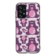 Samsung Galaxy A33 suojakuoret - Purple Teddy Bear - Ei