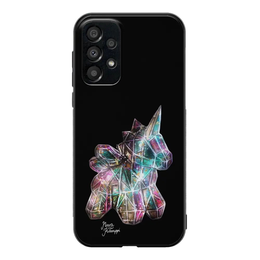Samsung Galaxy A33 unicorn suojakuoret - Musta - Noora Kämppi - Ei