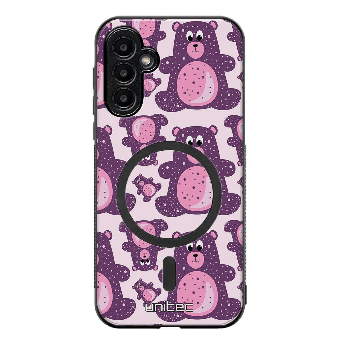 Samsung Galaxy A37 suojakuoret - Purple Teddy Bear
