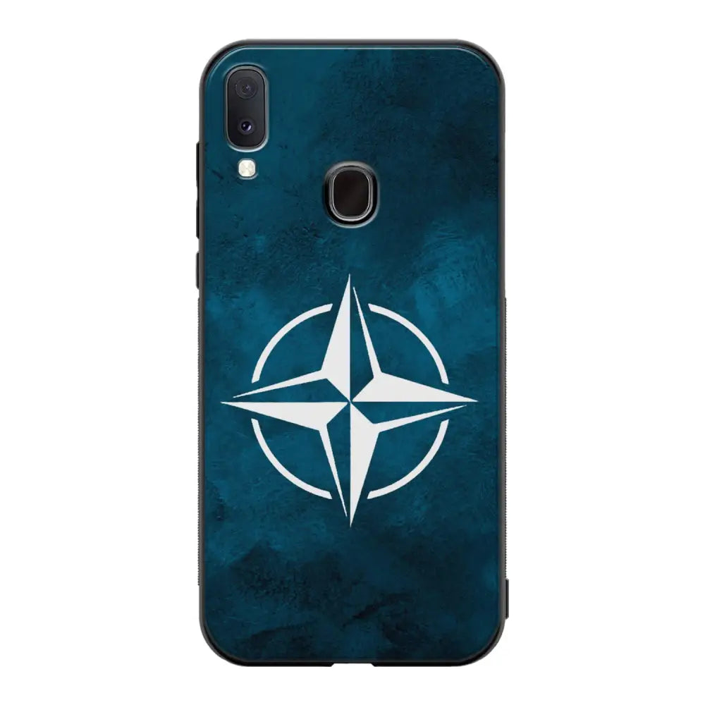 Samsung Galaxy A40 nato suojakuoret - Sininen - Ei