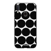 Samsung Galaxy A40 pallo suojakuoret - Musta Pallo - Ei