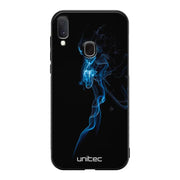 Samsung Galaxy A40 suojakuoret - Blue Smoke On Black - Ei