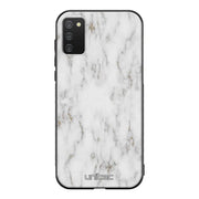 Samsung Galaxy A41 marmori suojakuoret - White Marble - Ei