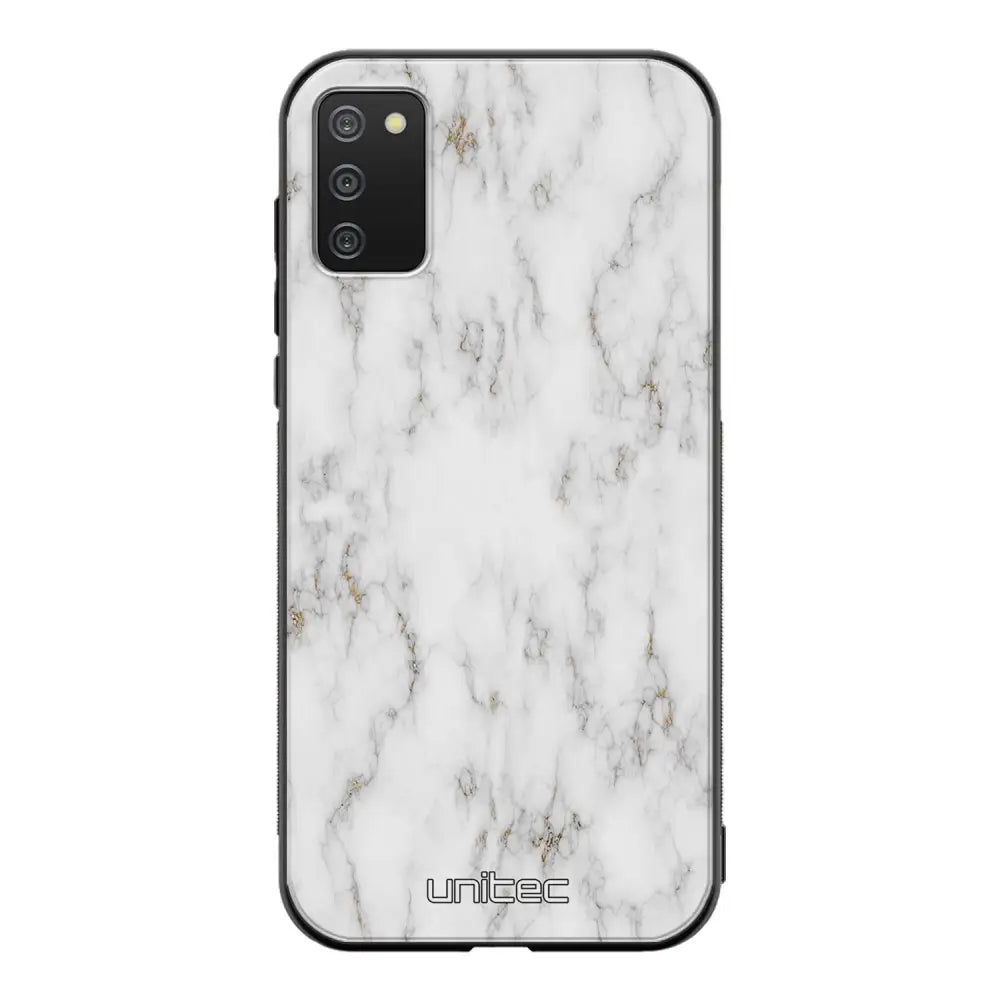 Samsung Galaxy A41 marmori suojakuoret - White Marble - Ei