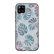 Samsung Galaxy A42 kukka suojakuoret - Monstera Texture - Ei