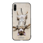 Samsung Galaxy A50 kissa suojakuoret - Relaxing Cat - Ei