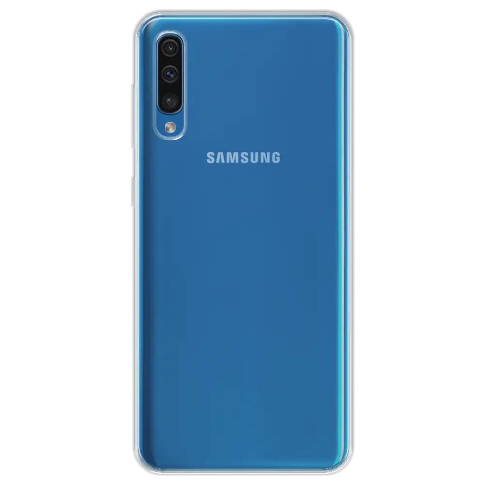 Samsung Galaxy A50 Silikonikuori - Läpinäkyvä
