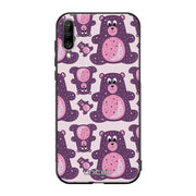 Samsung Galaxy A50 suojakuoret - Purple Teddy Bear - Ei