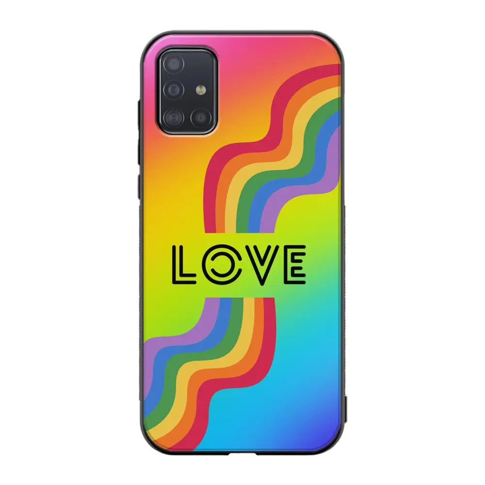 Samsung Galaxy A51 4G pride suojakuoret - Love - Ei