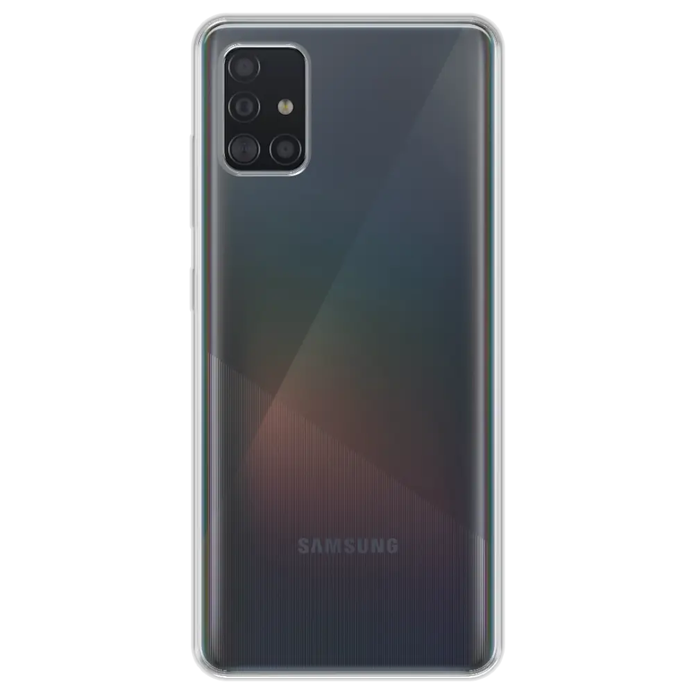 Samsung Galaxy A51 4G Silikonikuori - Läpinäkyvä