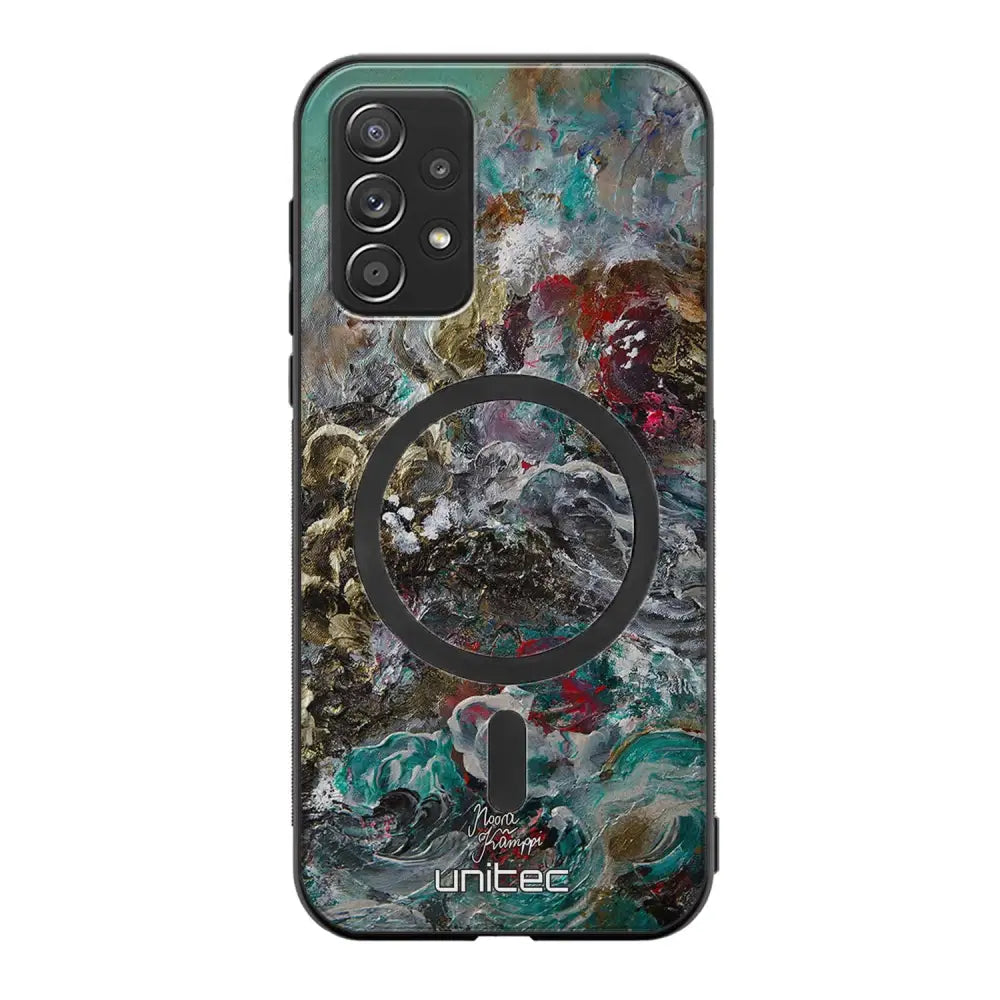 Samsung Galaxy A52 4G modern art suojakuoret - Heart Knows - Noora Kämppi