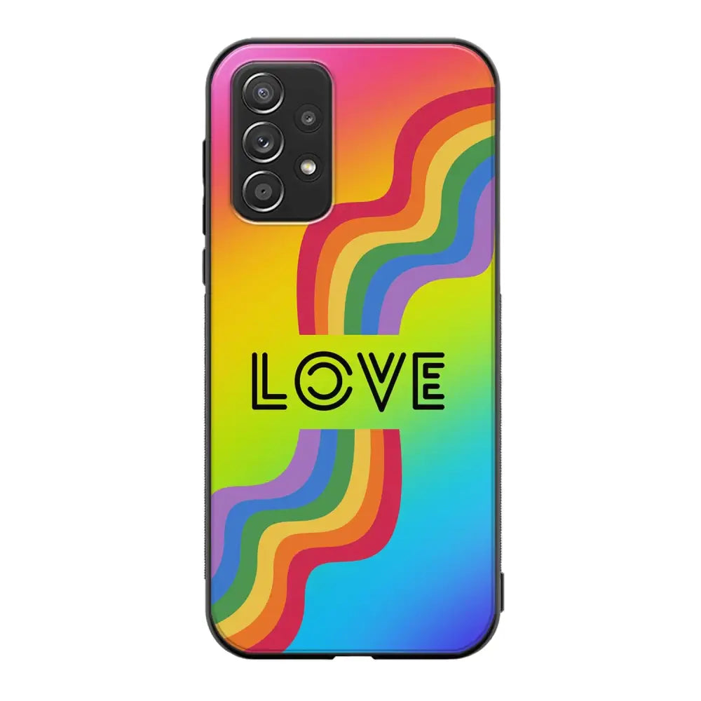 Samsung Galaxy A52 4G pride suojakuoret - Love - Ei