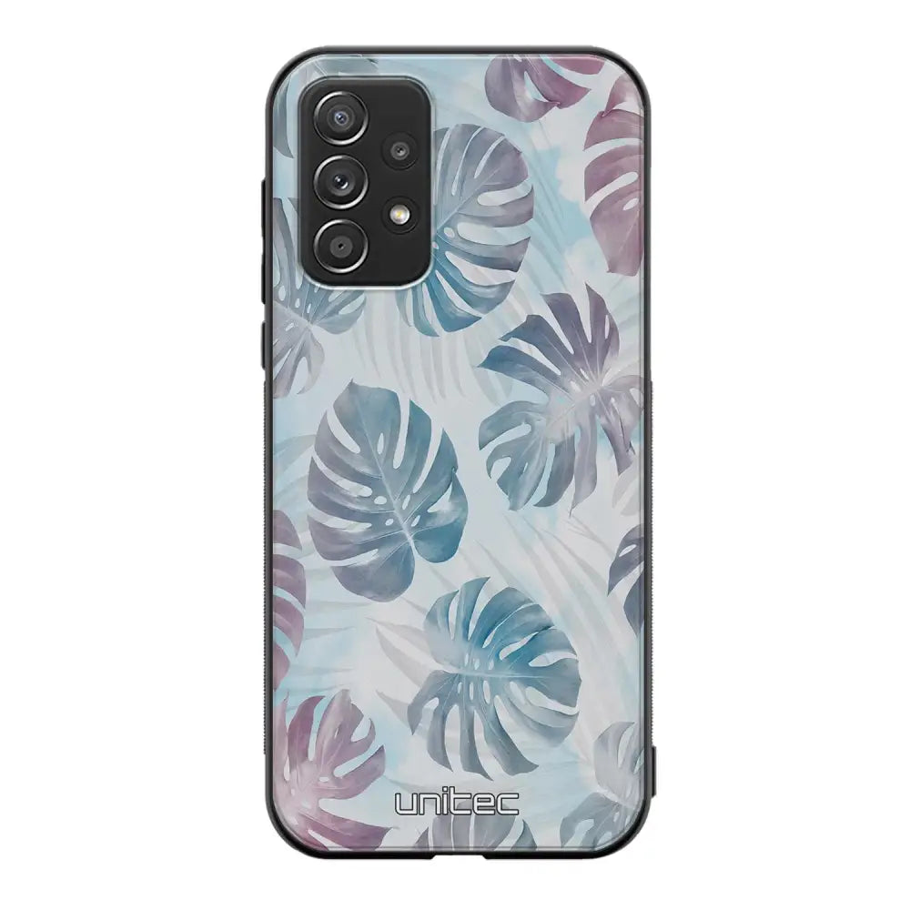 Samsung Galaxy A52s kukka suojakuoret - Monstera Texture - Ei