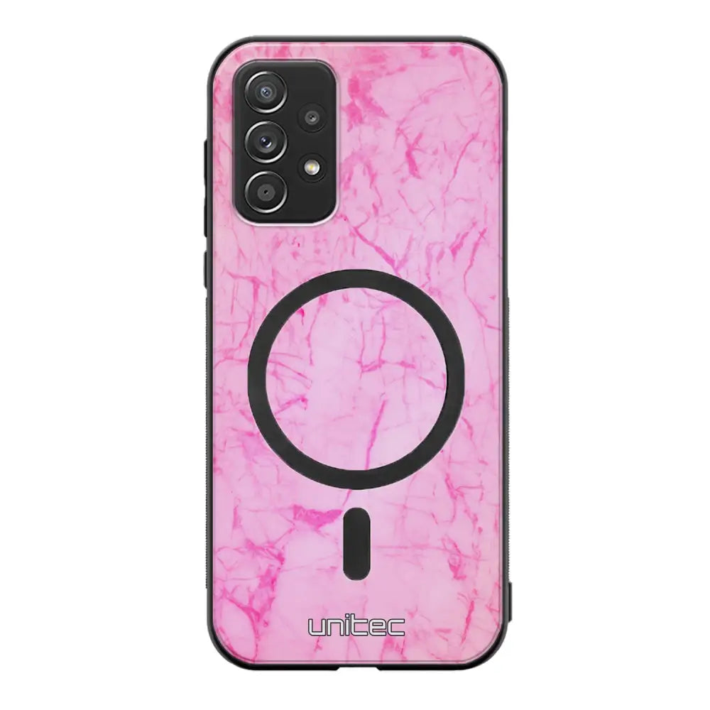 Samsung Galaxy A52s marmori suojakuoret - Light Pink Marble