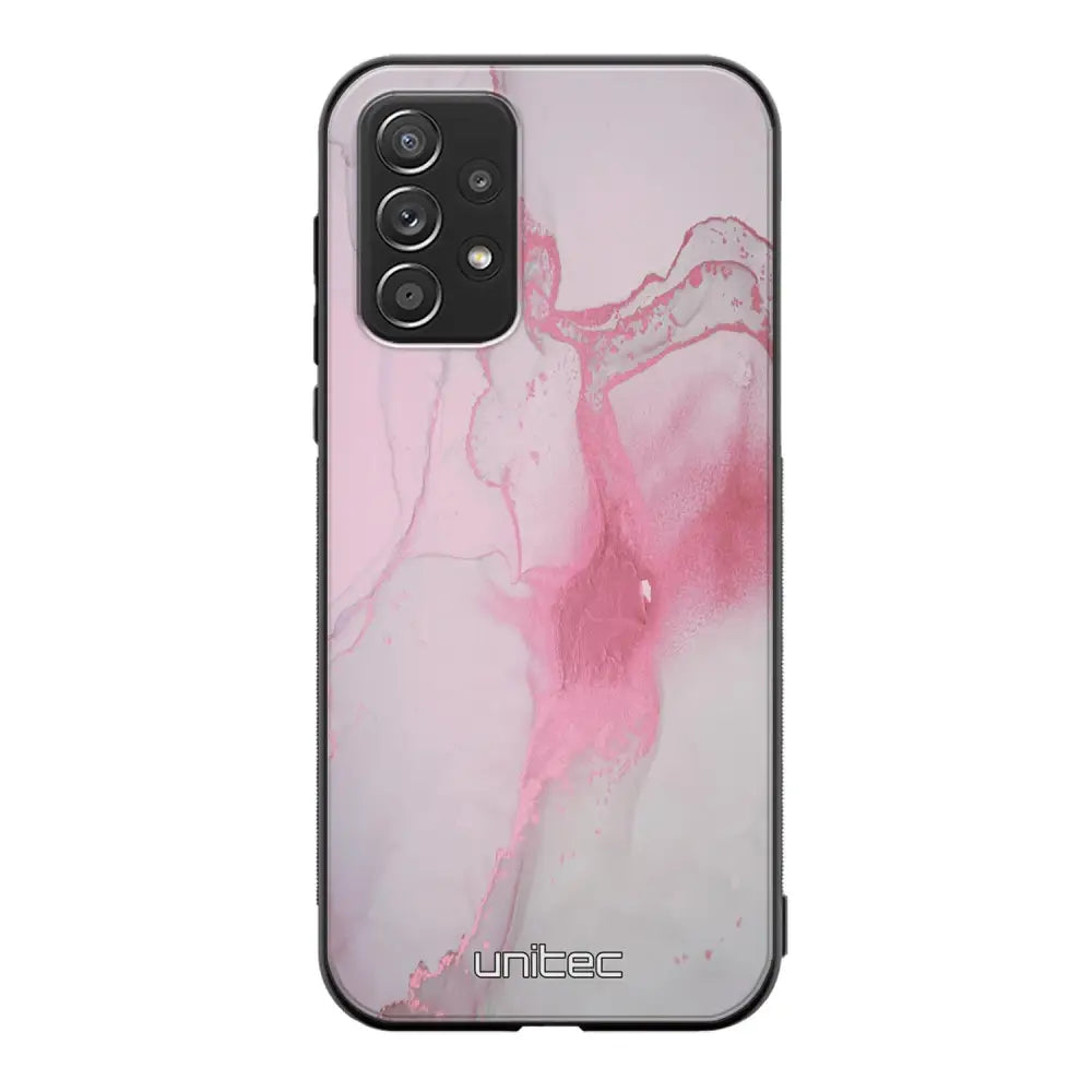 Samsung Galaxy A52s marmori suojakuoret - Pink Pok Rie - Ei
