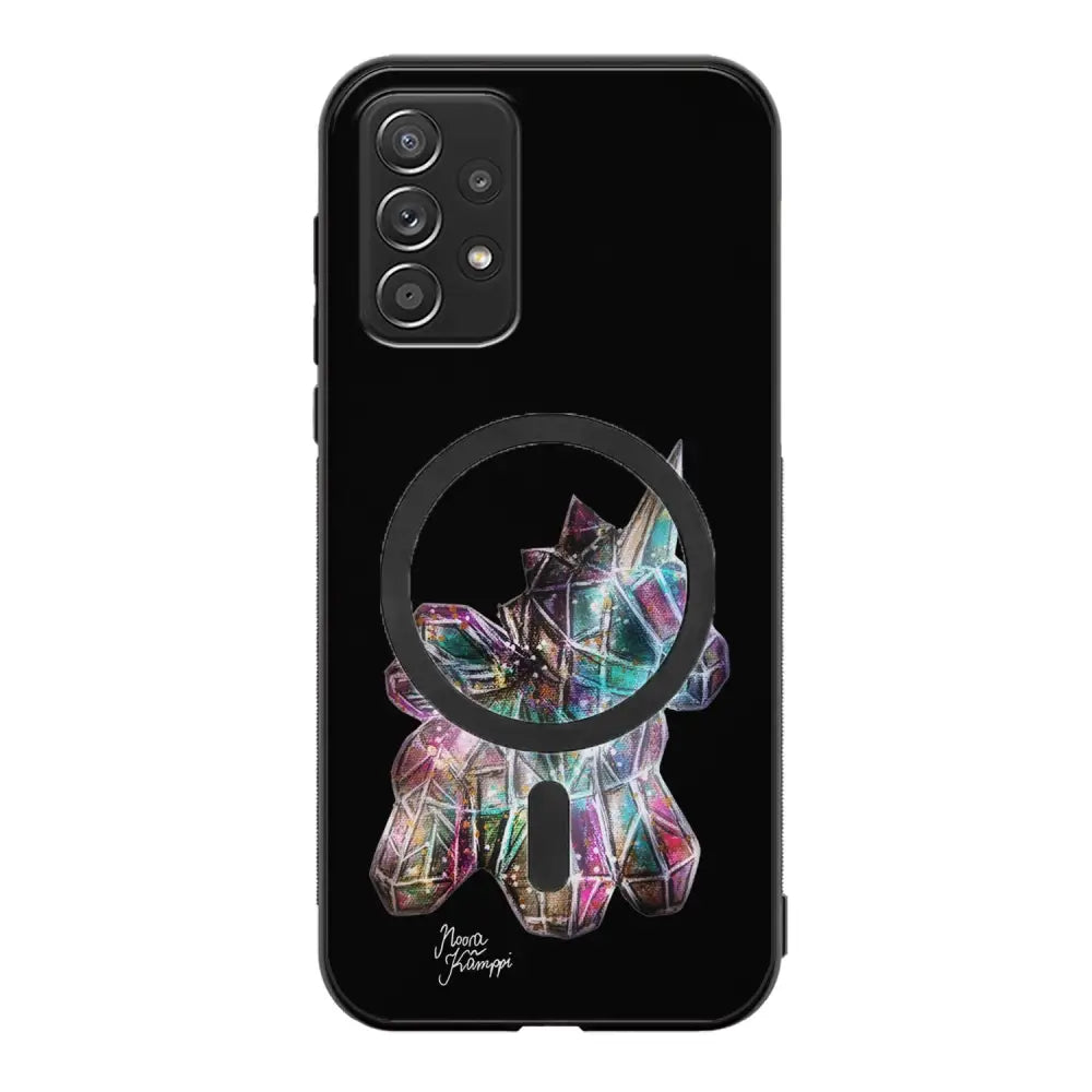 Samsung Galaxy A52s unicorn suojakuoret - Musta - Noora Kämppi