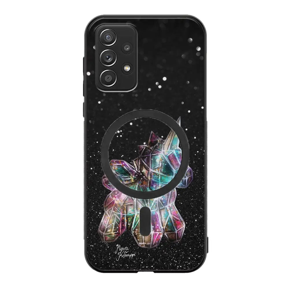 Samsung Galaxy A52s unicorn suojakuoret - Valkoinen - Noora Kämppi
