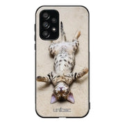 Samsung Galaxy A53 kissa suojakuoret - Relaxing Cat - Ei