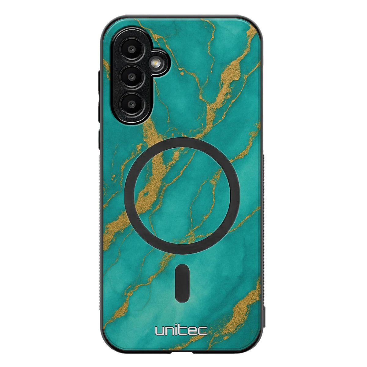Samsung Galaxy A54 Suojakuoret Marmori – Turquoise Gold