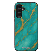 Samsung Galaxy A54 Suojakuoret Marmori – Turquoise Gold