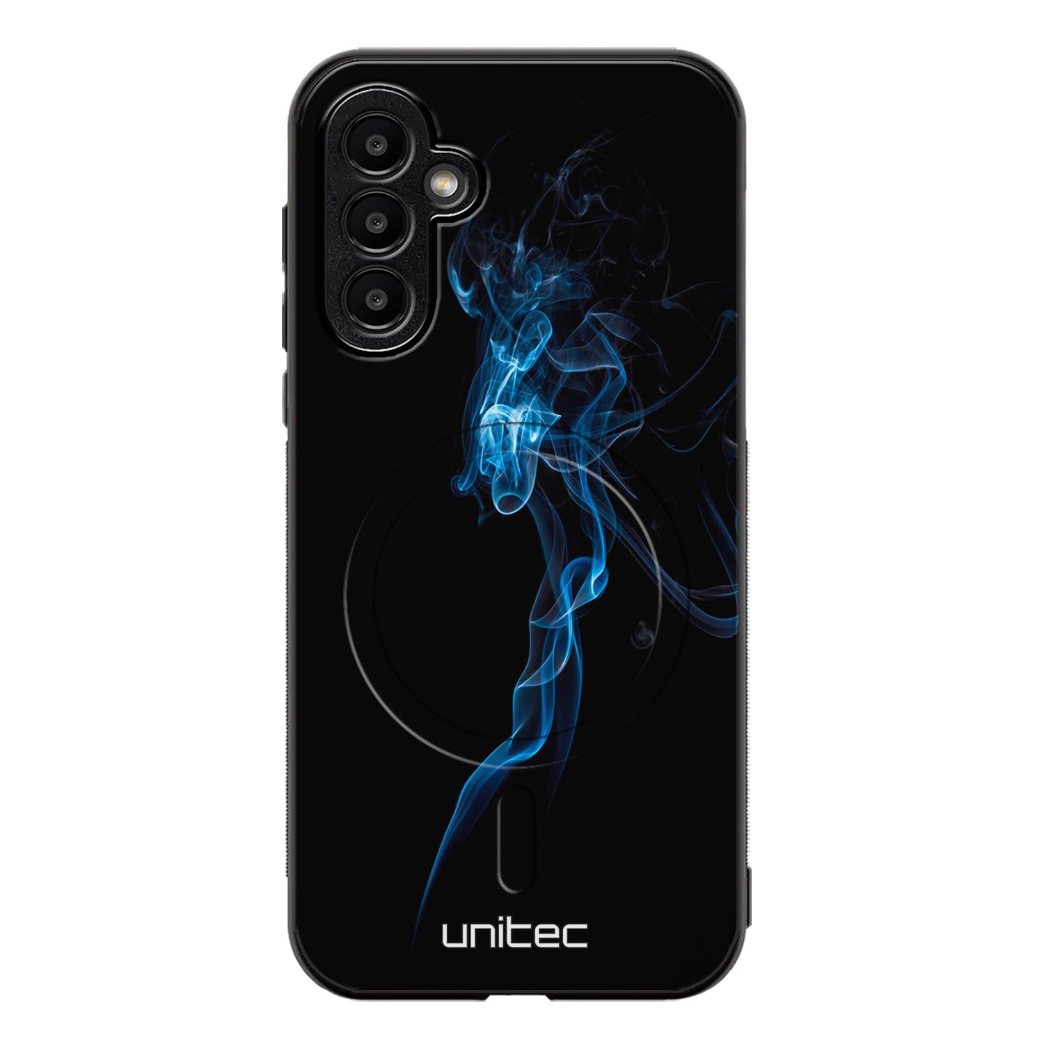 Samsung Galaxy A57 suojakuoret - Blue Smoke On Black