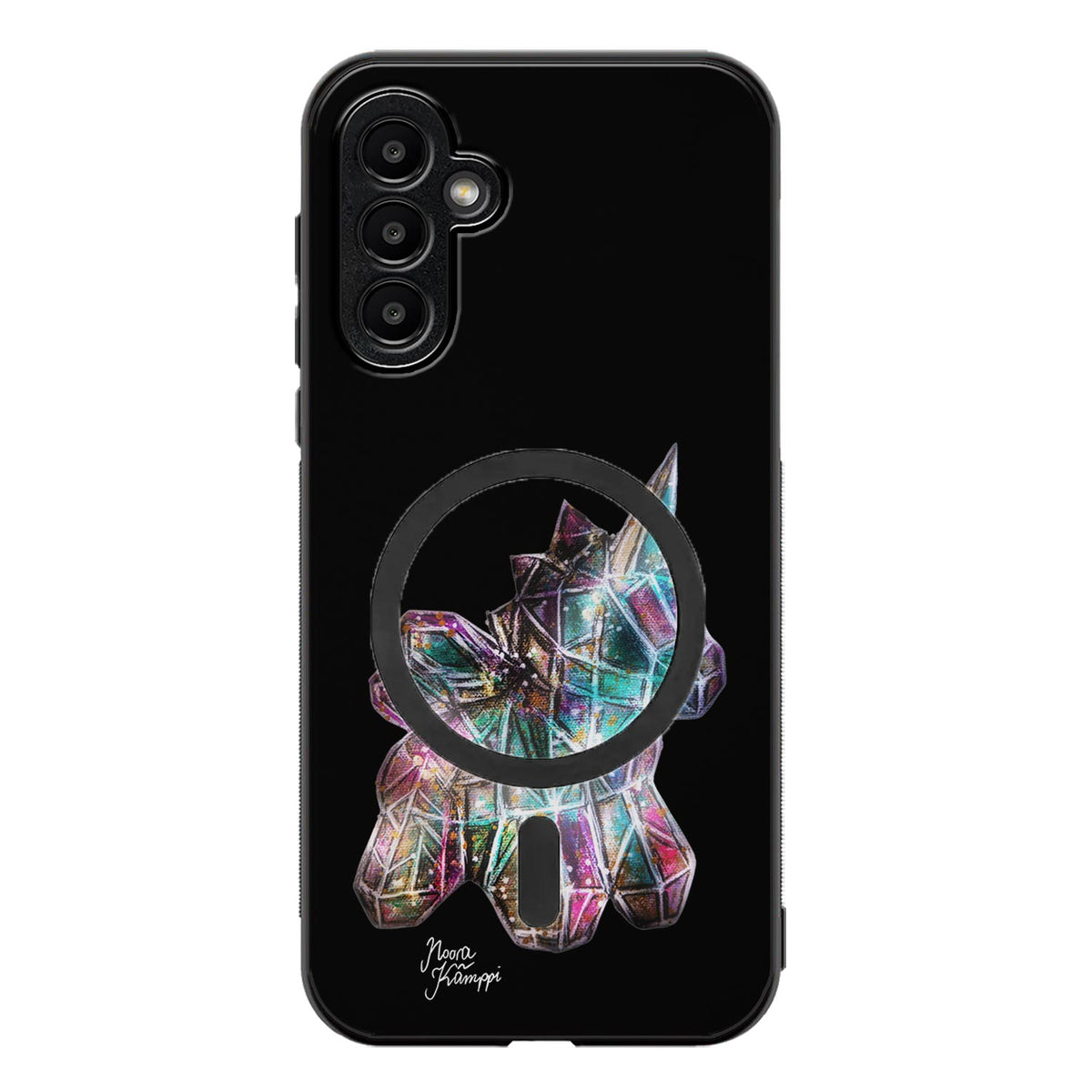 Samsung Galaxy A57 unicorn suojakuoret - Musta - Noora Kämppi