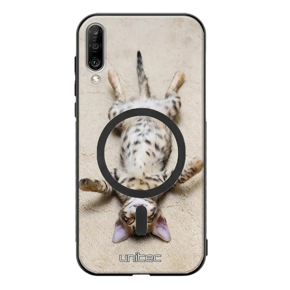 Samsung Galaxy A70 kissa suojakuoret - Relaxing Cat