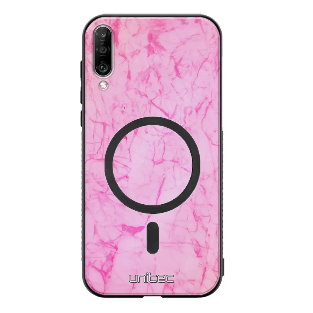 Samsung Galaxy A70 marmori suojakuoret - Light Pink Marble