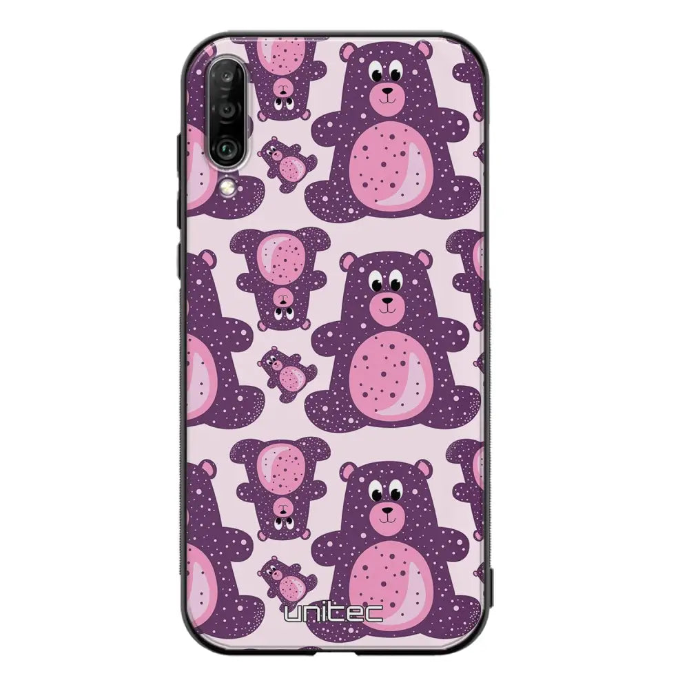 Samsung Galaxy A70 suojakuoret - Purple Teddy Bear - Ei